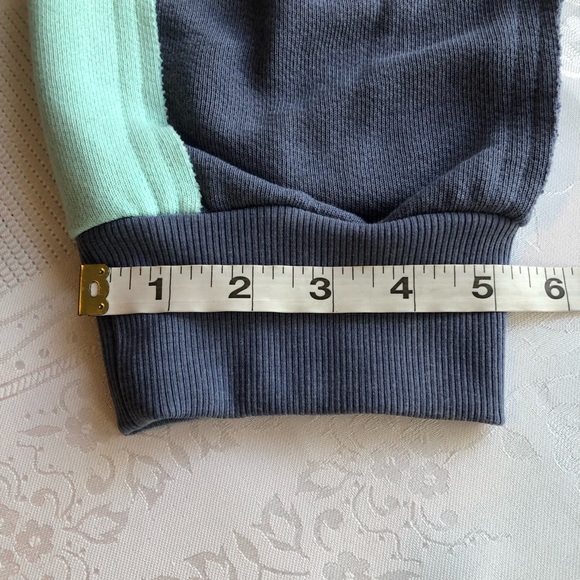 Zumba Fitness Grey’s The Way Sweatpants Women’s Size L Grey/Teal Elastic Waist - Picture 9 of 16